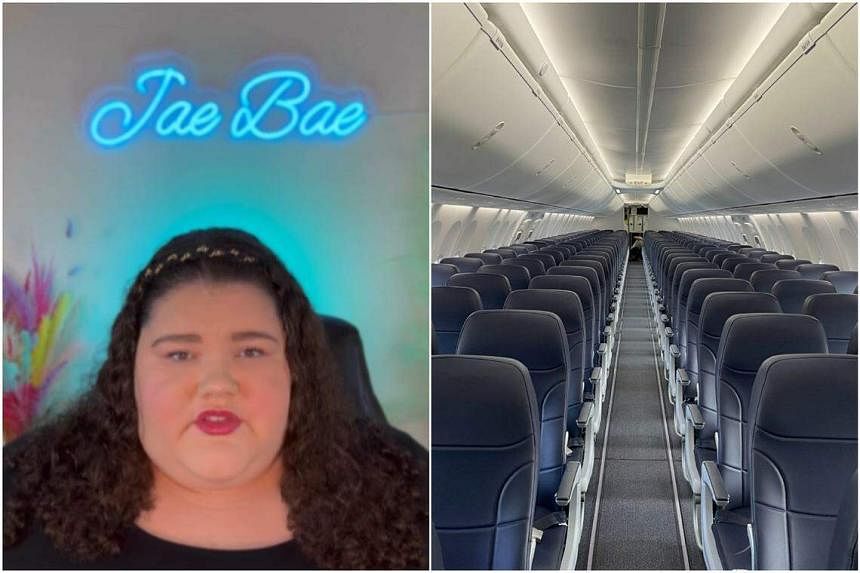 Plus-size influencer calls for bigger airline seats after she was