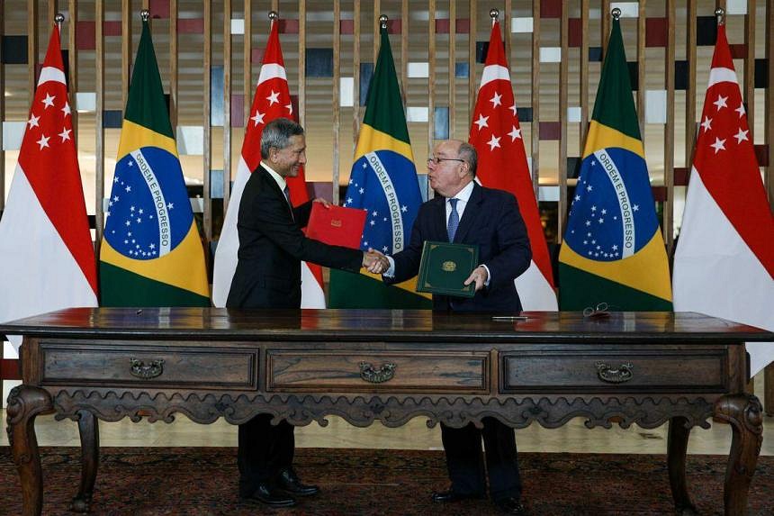 Cingapura e Brasil fortalecerão a cooperação e trabalharão juntos nas mudanças climáticas