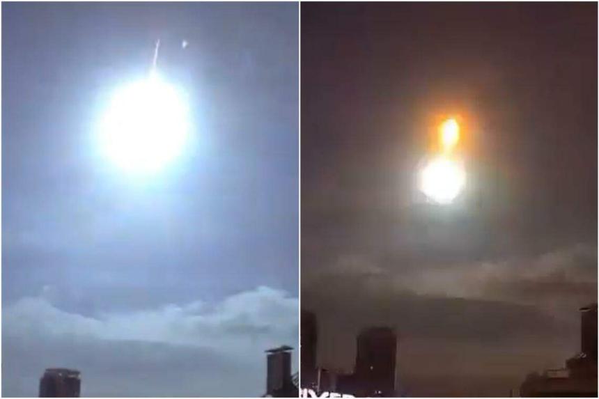 Flash over Kyiv probably meteorite Ukraine space agency The Straits