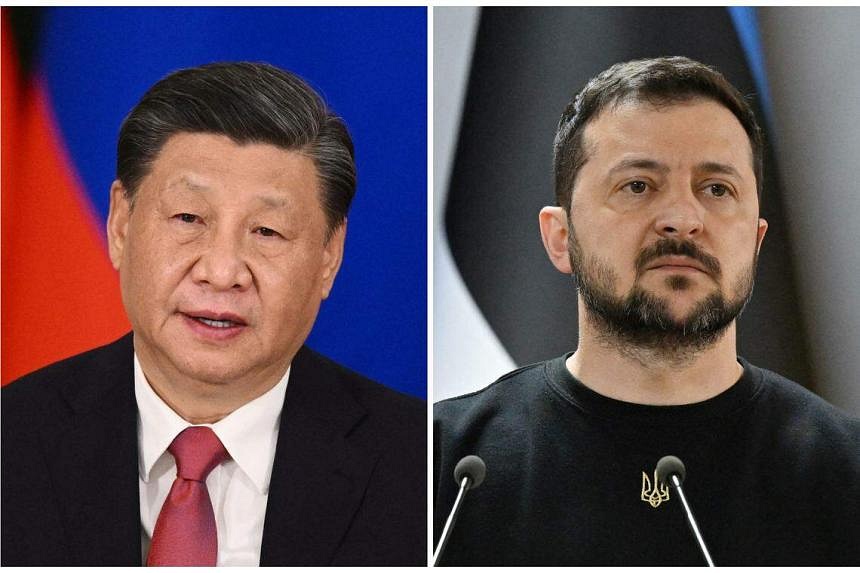 China’s Xi Jinping Holds First Talks With Ukrainian President Zelensky ...