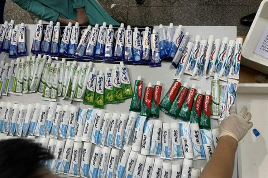 Vietnam arrests 65 for smuggling drugs in toothpaste tubes The