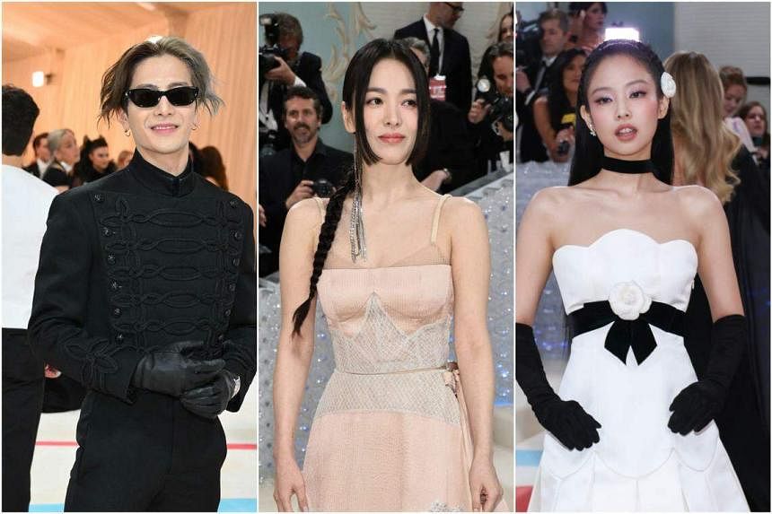 Jackson Wang, Song Hye-kyo and Blackpink's Jennie fly Asian flag at 2023 Met  Gala