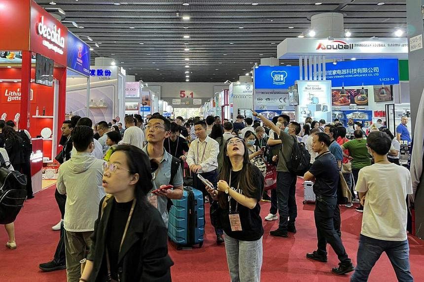 随着全球增长放缓，中国的主要贸易展览会难以吸引买家