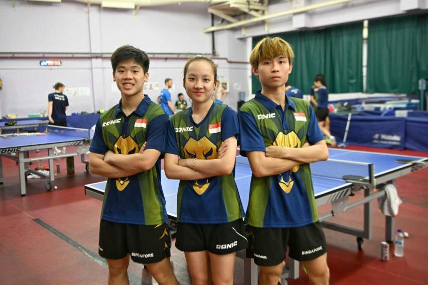 SEA Games 2023 Singapore’s table tennis debutants smashing through