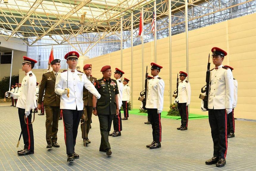 Malaysia’s Chief Of Army On Three-day Visit To Singapore | The Straits ...