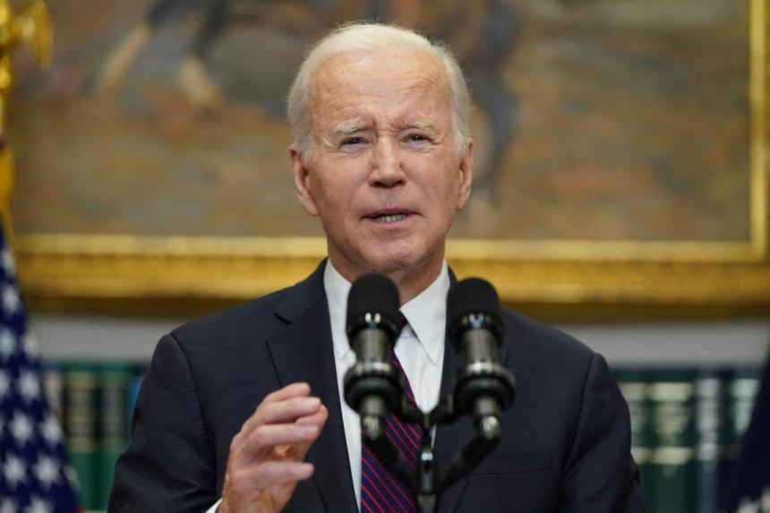 Biden says US 'default is not an option' | The Straits Times