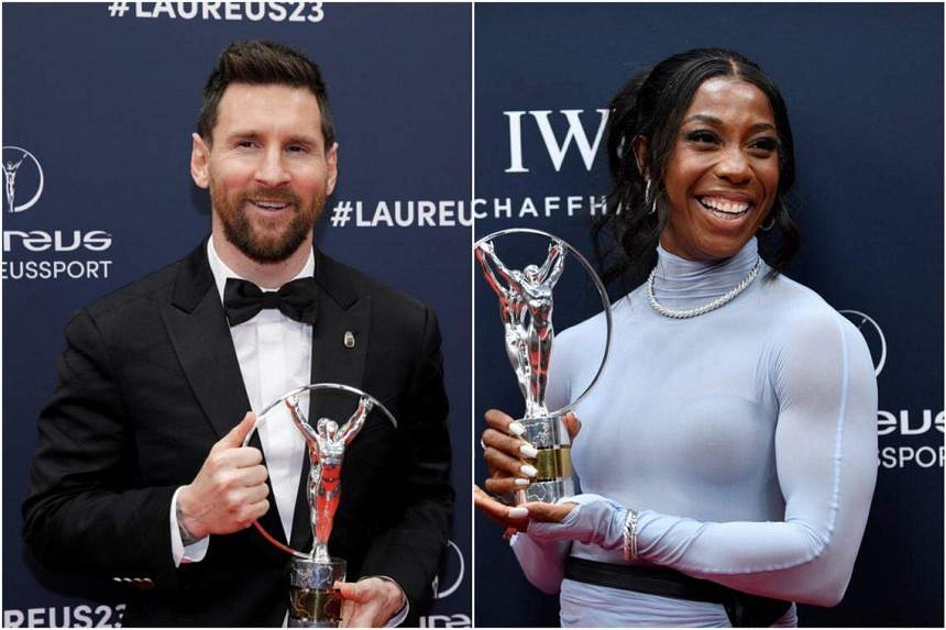 Eileen Gu insists she's 'Eileen from maths class' despite Laureus Awards  triumph alongside Messi, Fraser-Pryce