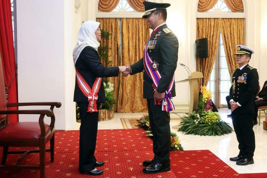 Former chief of Indonesian National Defence Forces conferred S’pore’s