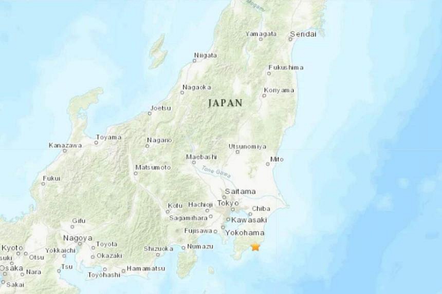 An earthquake hits Japan’s Chiba Prefecture and hits the greater Tokyo area