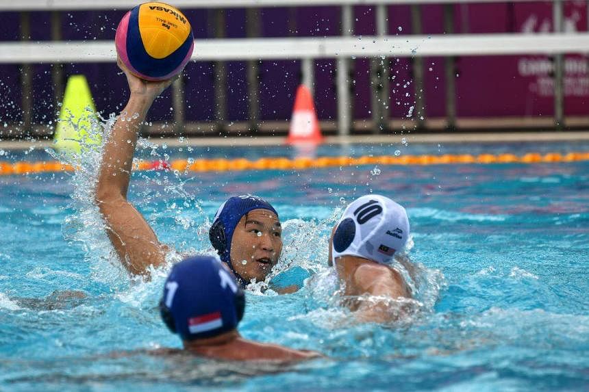 2023 年东南亚运动会：新加坡在男子水球比赛中以 14-1 击败马来西亚