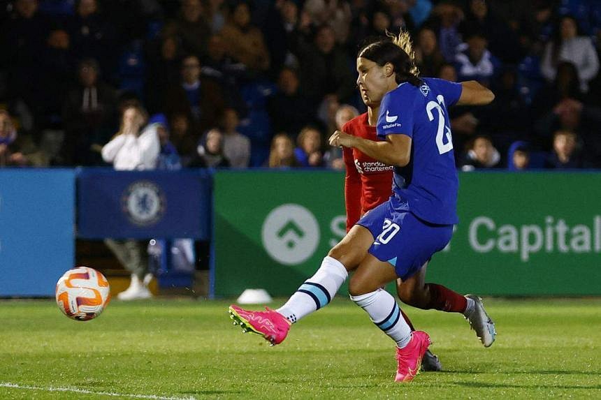 Chelsea 1 Man Utd 0: Sam Kerr strike secures Blues' fifth Women's FA Cup as  world record set in front of Prince William