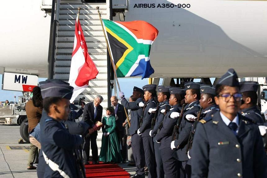 pm lee visit to south africa