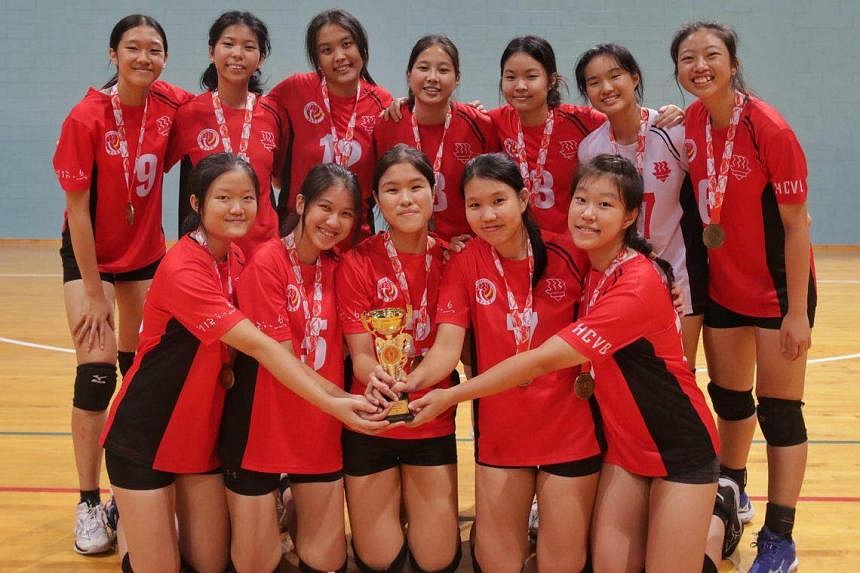 Hit by injuries, Hwa Chong retain A girls’ volleyball title; Nanyang ...