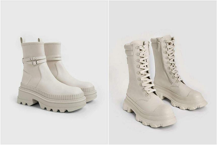 Charles and keith on sale boots