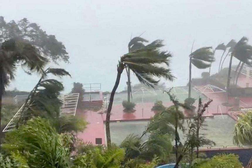 Super Typhoon Mawar Hits Guam With Category 4 Winds, Rain | The Straits ...