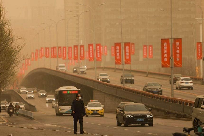 China says Mongolia main source of severe sandstorms this year