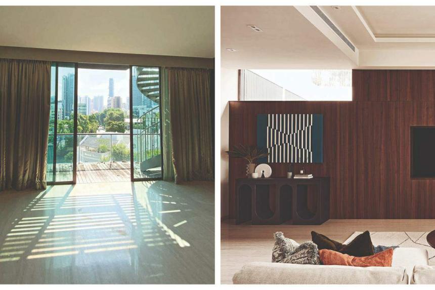 The Chic Home: Couple's River Valley penthouse an oasis in the city ... - Penthouse With Valley View And Mutation Views