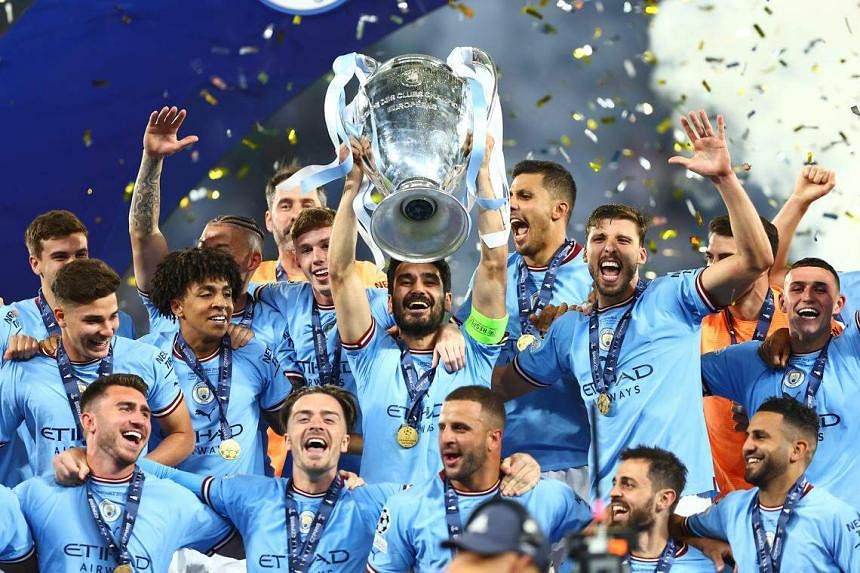 Man City celebrates Premier League title in style