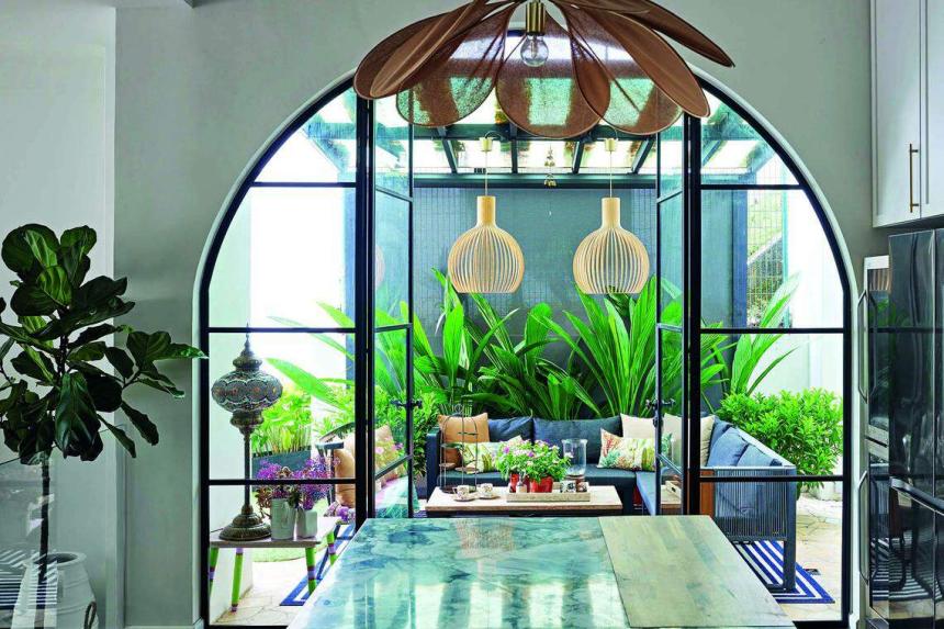 The Chic Home Rustic style and riots of colour in lawyers’ Drive home The Straits Times