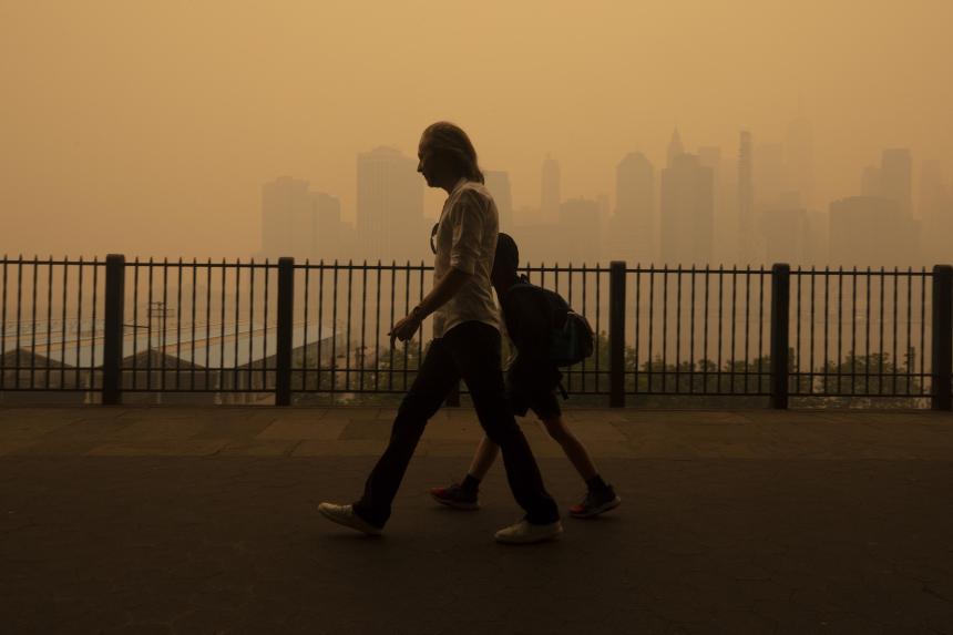 New York’s air quality deteriorates to unhealthy | The Straits Times