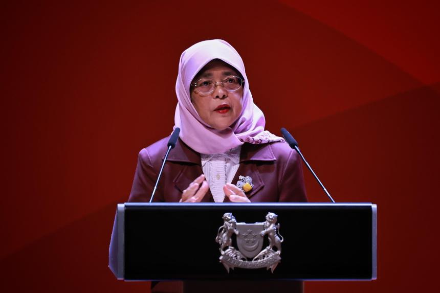 President Halimah to visit Qatar in last trip abroad as head of state