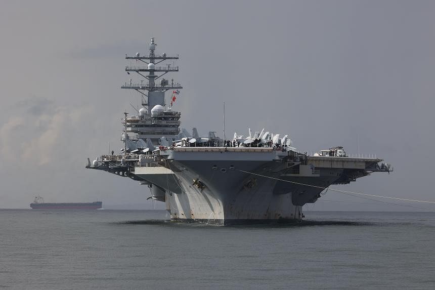 USS Ronald Reagan Makes First Port Visit to Singapore Since 2019