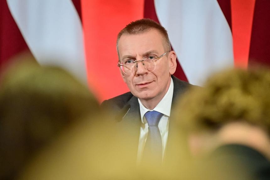 Latvia Tightens Border Security No Entry For Russians The Straits Times   LATVIA PRESIDENT ELECTIONS POLITICS VOTE 130554 1 