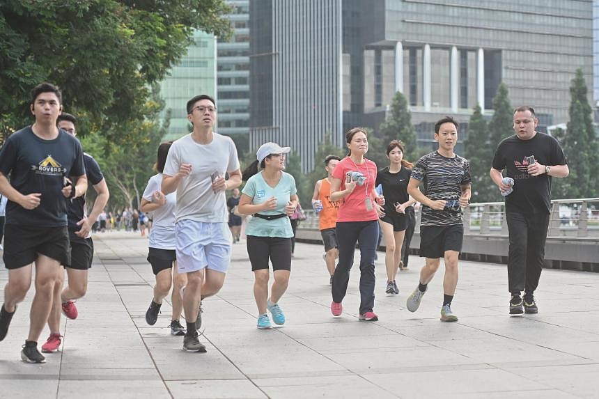 Sport participation in S pore hits all time high walking jogging