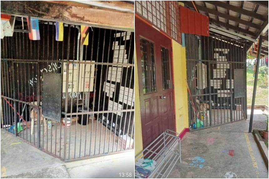 马来西亚老师将一年级学生锁在临时金属笼子里，家长们心烦意乱