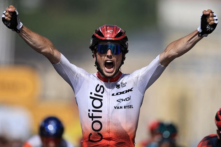 Victor Lafay gives French team Cofidis 1st Tour de France stage