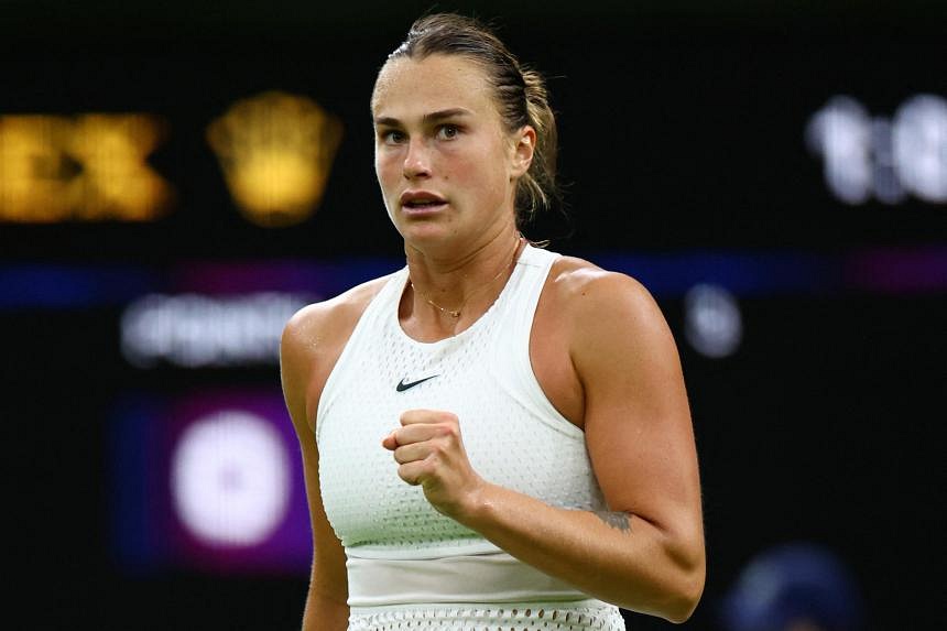 Aryna Sabalenka Races Through Against Panna Udvardy At Wimbledon