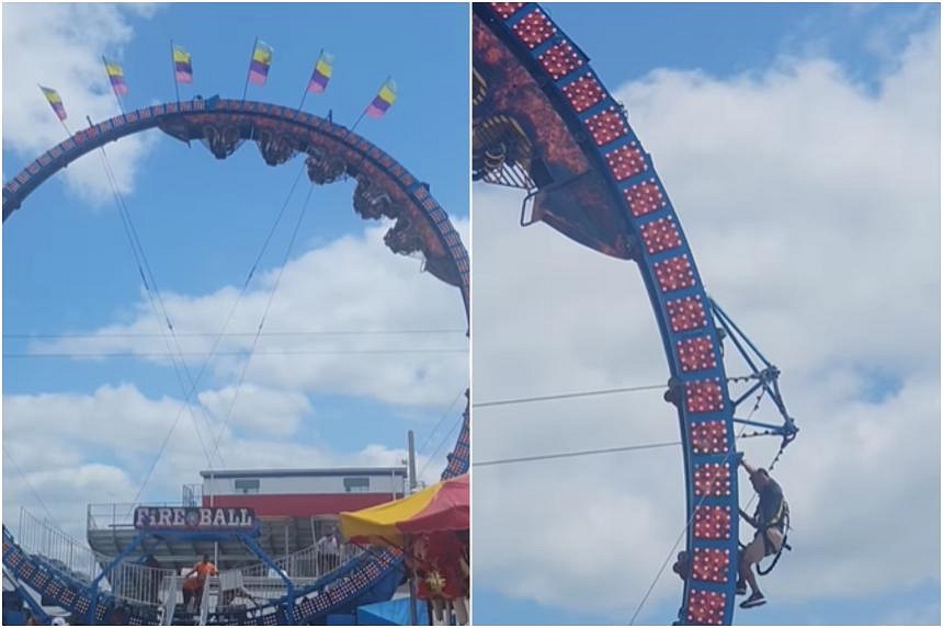 8 people stuck upside down on roller coaster for 3 hours after