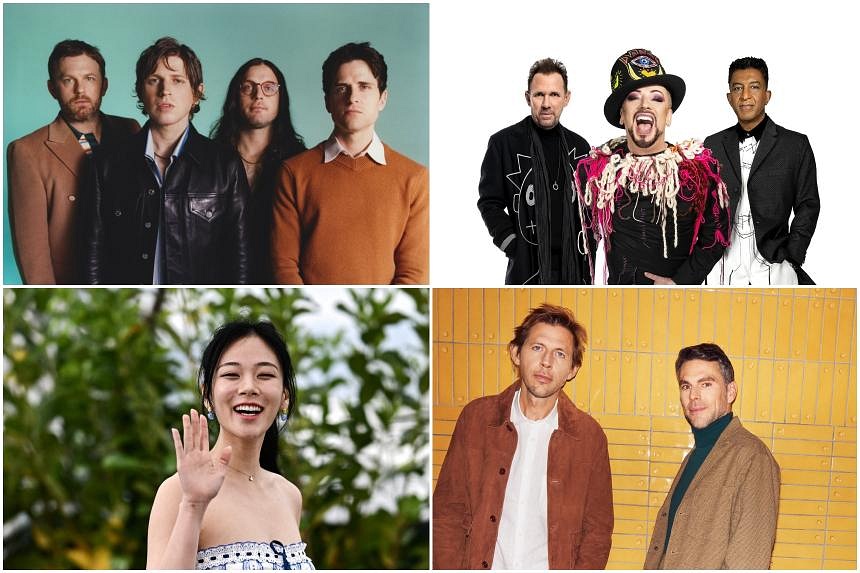 Kings Of Leon Culture Club Bibi Groove Armada join F1 Singapore