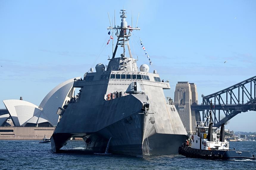 US commissions navy warship in Sydney | The Straits Times