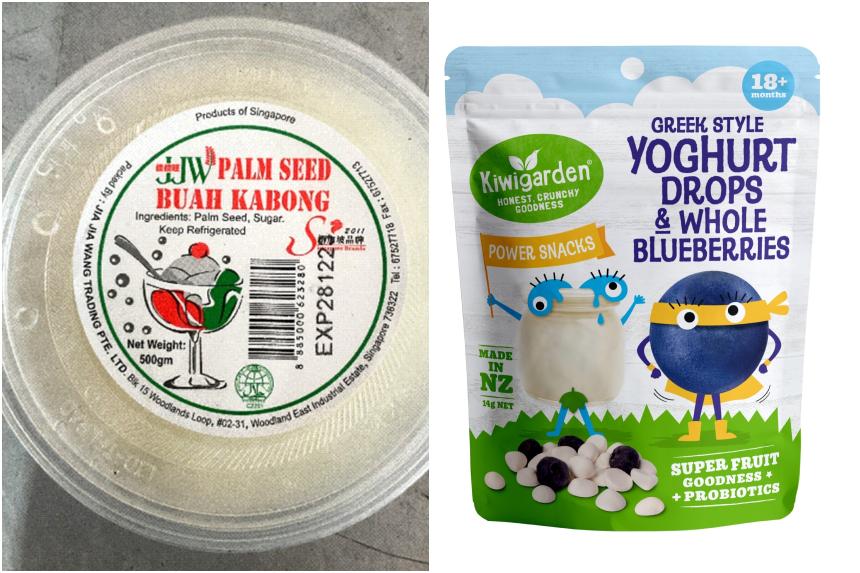 SFA recalls fruit product for containing sulphur dioxide, infant snack