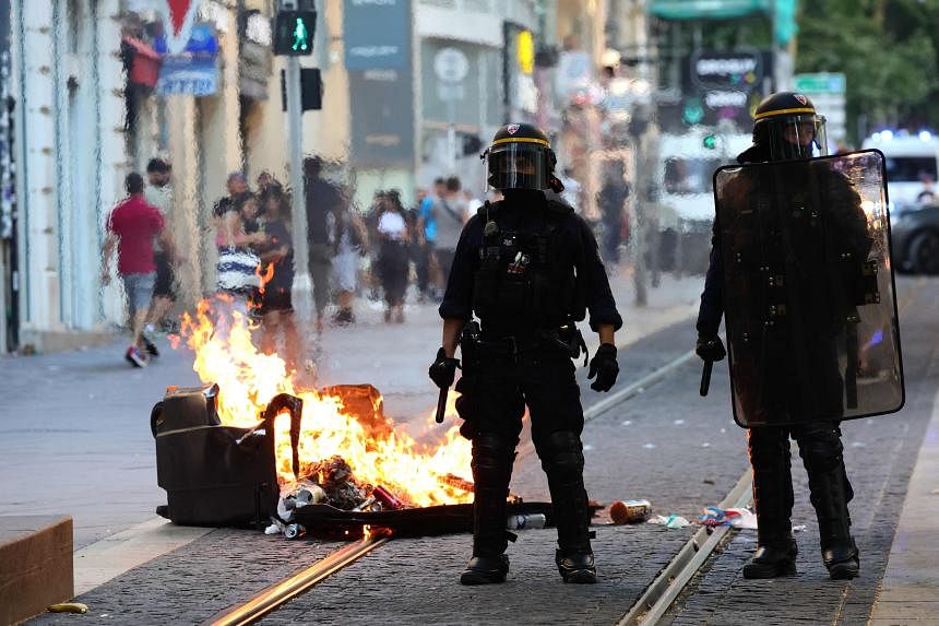 Five police officers detained over death of man during France riots:  Prosecutors | The Straits Times