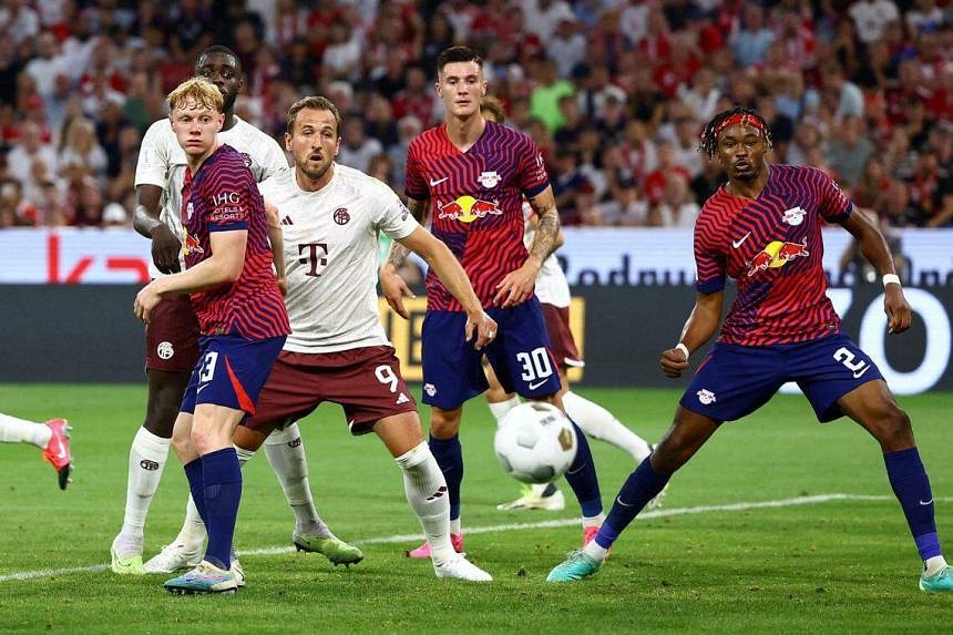 Leipzig Stun Bayern With Dani Olmo Hat-trick To Spoil Harry Kane Debut ...