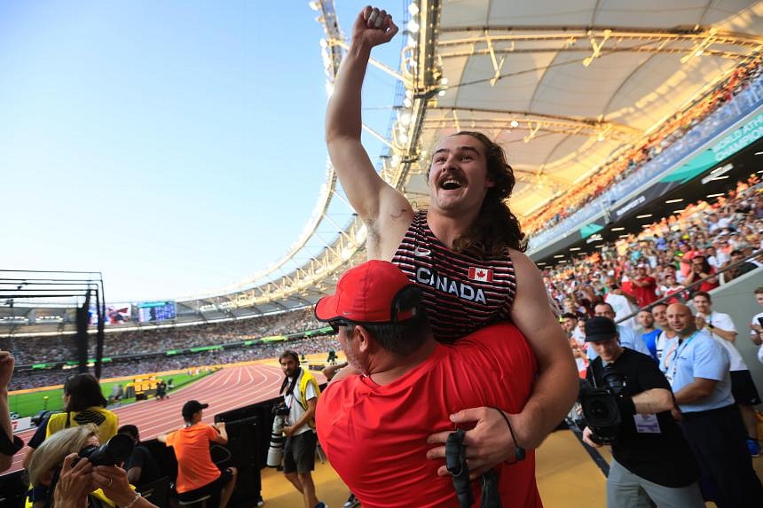 Ethan Katzberg takes shock hammer gold for Canada