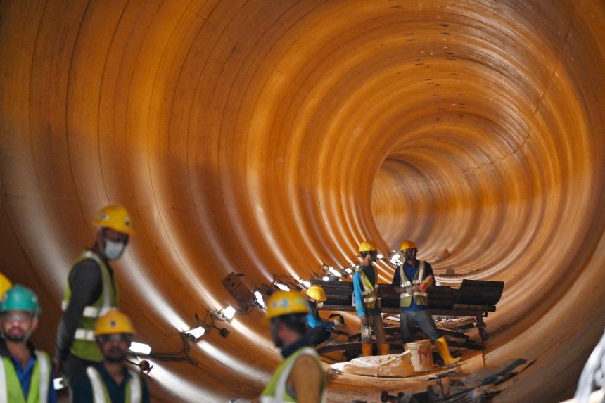 PUB completes digging works for Phase 2 of Deep Tunnel Sewerage System The Straits Times