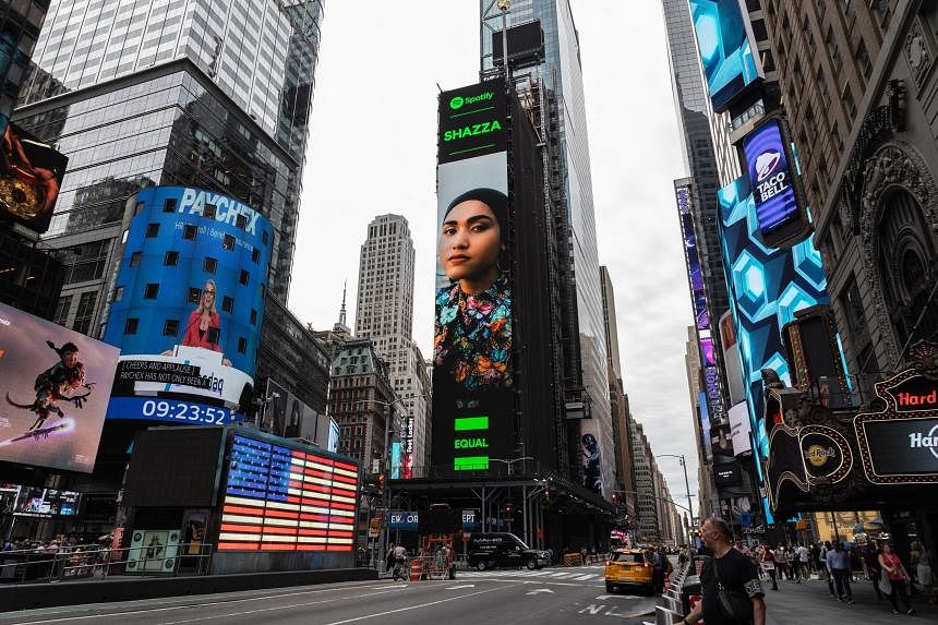 Shazza is latest Singaporean female singer to appear on New York's Times  Square billboard | The Straits Times