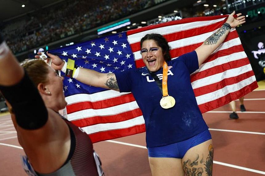 Athletics-American Ealey Successfully Defends Shot Put Crown At World ...