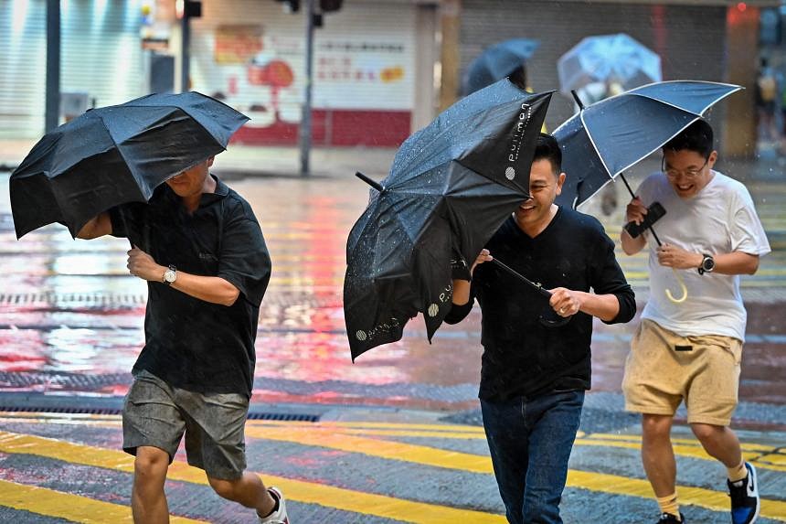 Super Typhoon Saola sweeps towards southern China cities | The Straits ...