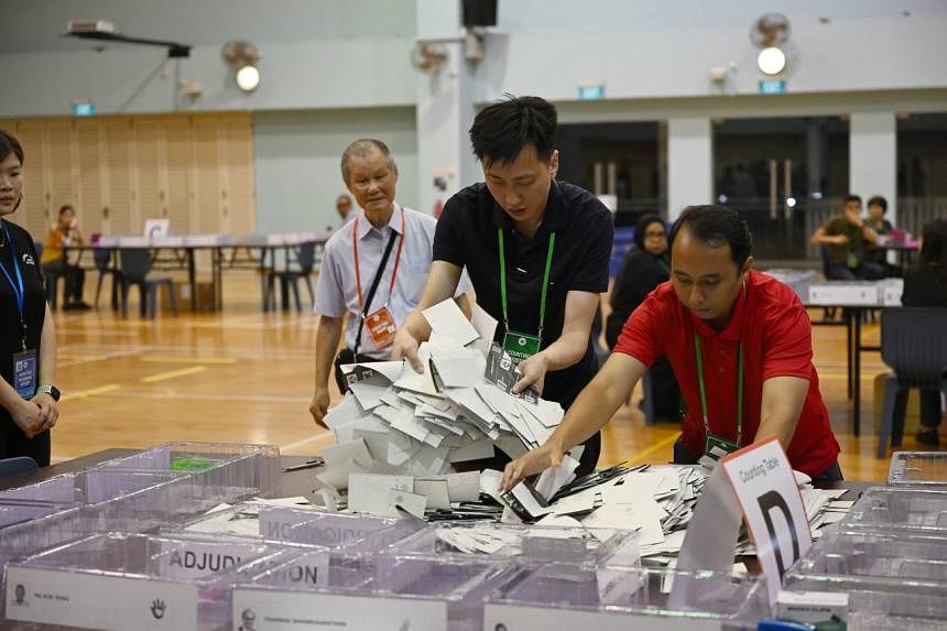 Live sample count on singapore president election.#election #president