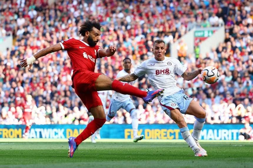 Szoboszlai, Salah score as Liverpool ease past Villa | The Straits Times