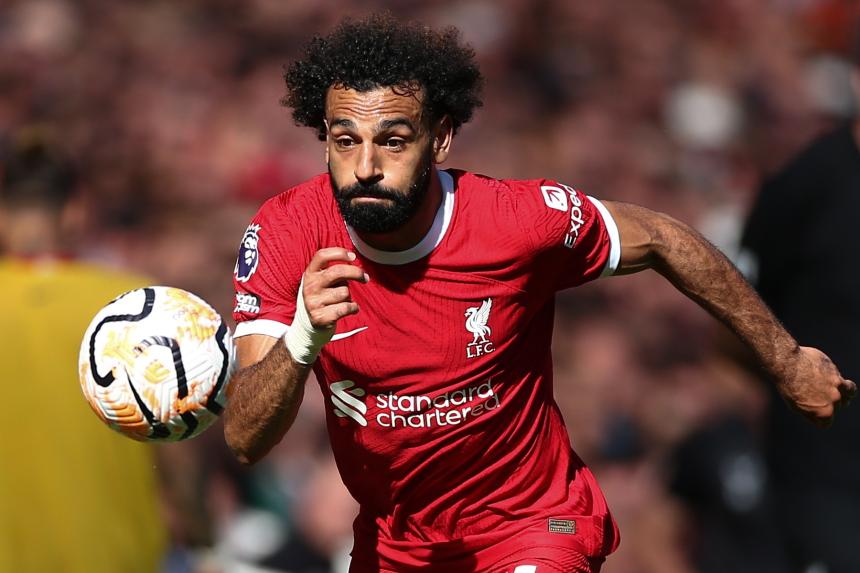 Mohamed Salah as Liverpool hint at Premier League title