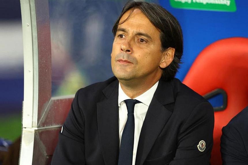 Inter coach Inzaghi extends contract until 2025 The Straits Times