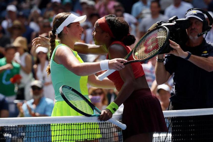 Coco Gauff routs Jelena Ostapenko to reach US Open semifinals The