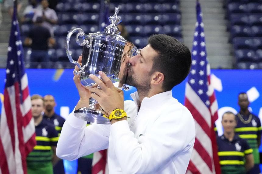 Djokovic wins US Open for recordequalling 24th Grand Slam title The