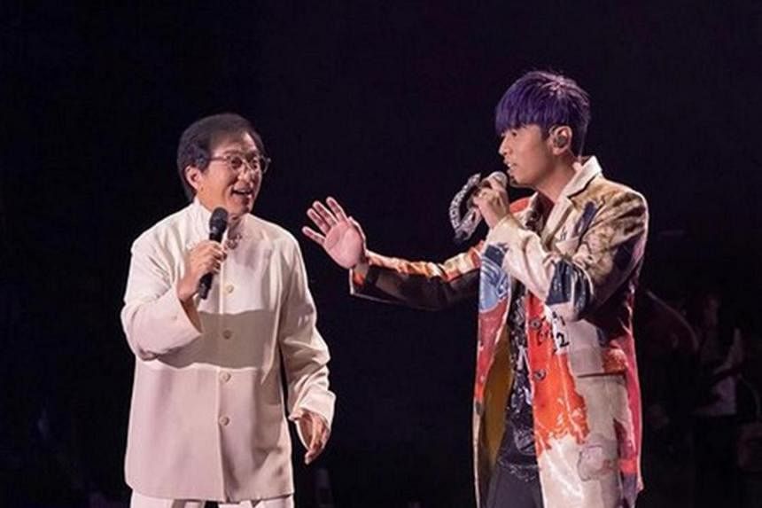 Singer Jay Chou invites superstar Jackie Chan as his special guest