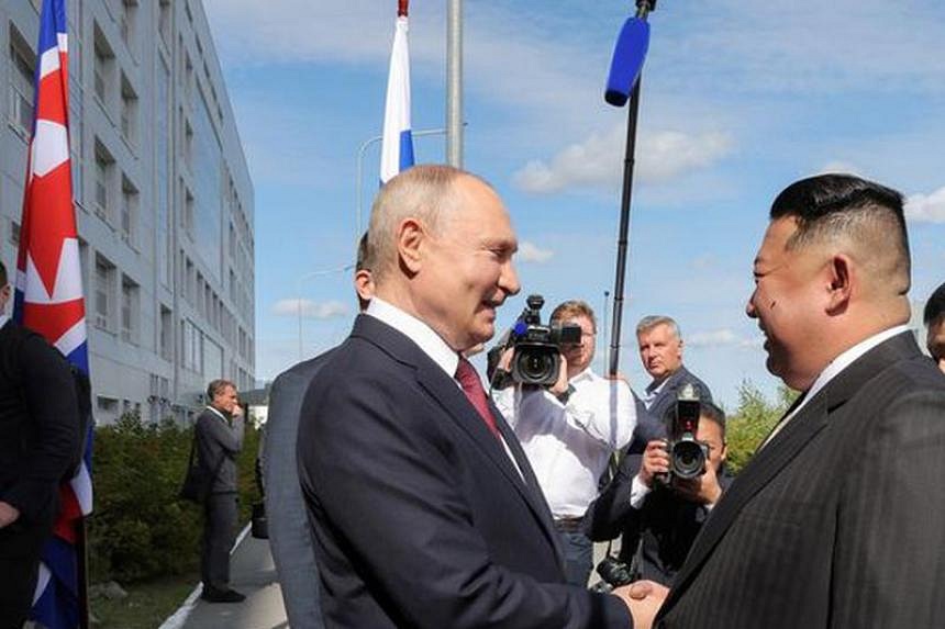 Russia’s Putin Accepts Kim’s Invite To Visit North Korea | The Straits ...